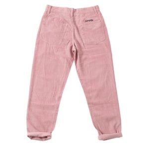 Doomsdayco Pink Corduroy Snake Trousers- New w/out tags